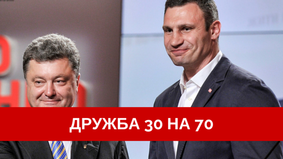 СМИ: Партии Порошенко и Кличко решили вместе идти на выборы