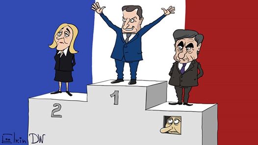 Путин остался с носом: результаты первого тура выборов во Франции изобразили яркой карикатурой