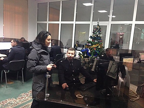 Фотофакт: Хатия Деканоидзе в Новогоднюю ночь патрулировала улицы Киева
