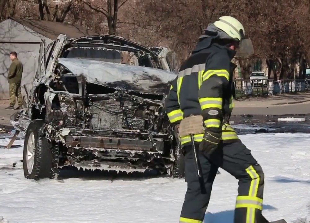 СБУ опубликовала видео минирования автомобиля контрразведчика Хараберюша