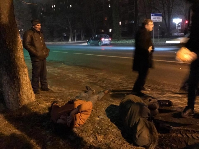 В Ужгороде пьяный СБУшник сбил двух человек на "переходе смерти"