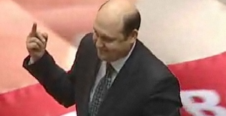 Владимир Каплиенко показал депутатам средний палец