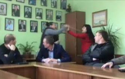Мэр херсонской "Конча–Заспы" натравил титушек на активистку. ВИДЕО
