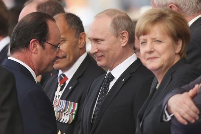 Об этом говорят: Путин, Меркель и Олланд выступили за участие террористов 'ДНР' и 'ЛНР' в мирных переговорах