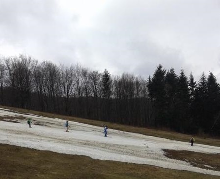 Скандальчик: Лыжные соревнования без снега. Министр спорта открыл шокирующий турнир на Закарпатье