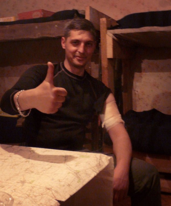 Фотофакт: Главарь боевиков «Гиви» ранен