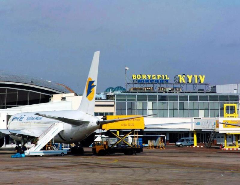 Из аэропорта 'Борисполь' этой ночью вылетел таинственный самолет