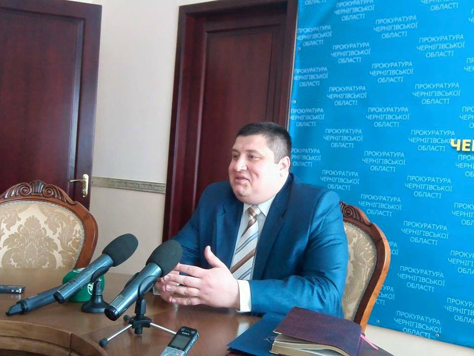 Прокурором Черниговской области назначен Виктор Носенко, замешанный в скандальном дерибане земель
