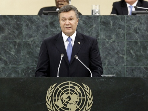 Виктор Янукович успешно продемонстрировал себя на заседании Генассамблеи ООН