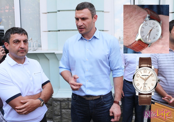 Виталий Кличко экономит на аксессуарах, в отличие от своих николаевских подопечных