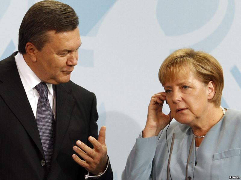 Что Меркель выжала из Виктора Януковича?