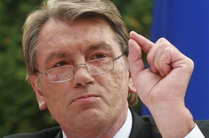 Ющенко призывает Европу к 'диалогу' по поводу газа