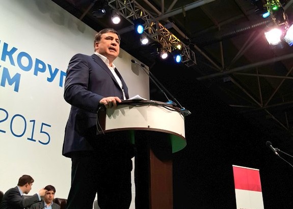 Михаил Саакашвили создал "Рух за очищение" и заявил, что не боится "ни Сеню, ни Беню"