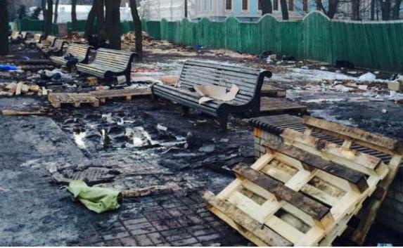 Нина Прудникова назвала ложью и фотомонтажом разруху в Мариинском парке после Антимайдана