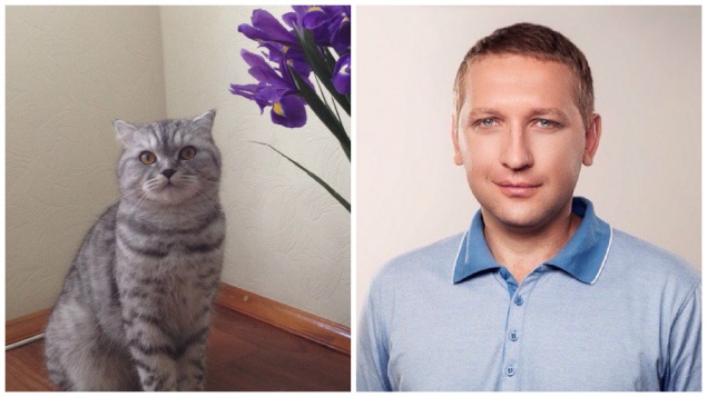 Мэр Кременчуга Виталий Малецкий показал своего котика
