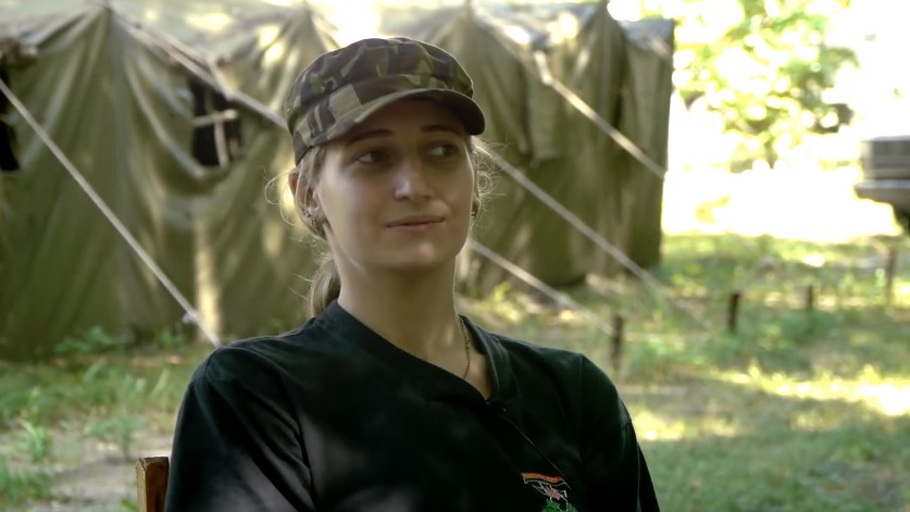 Дочь Дмитрия Яроша служит в батальоне отца