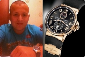 Сын депутата одесского горсовета Валентина Гапунича, любит дорогие часы и оружие