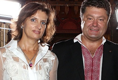Петр Порошенко прилюдно признавался в любви своей жене Марине Порошенко
