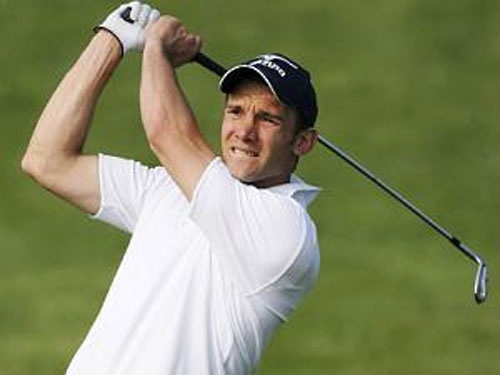 Андрей Шевченко собирает награды уже и в гольфе. Выиграл турнир в Англии Queenwood Golf Club