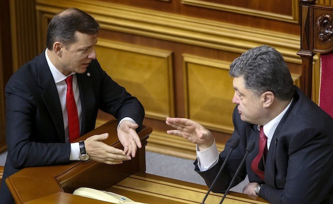 Олег Ляшко обвинил Порошенко в поддержке российского бизнесмена Григоришина
