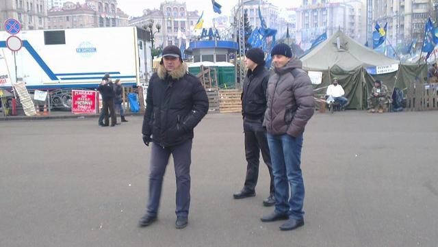 Знаменитый 'мент' Вадим Гумен был замечен на киевском Евромайдане