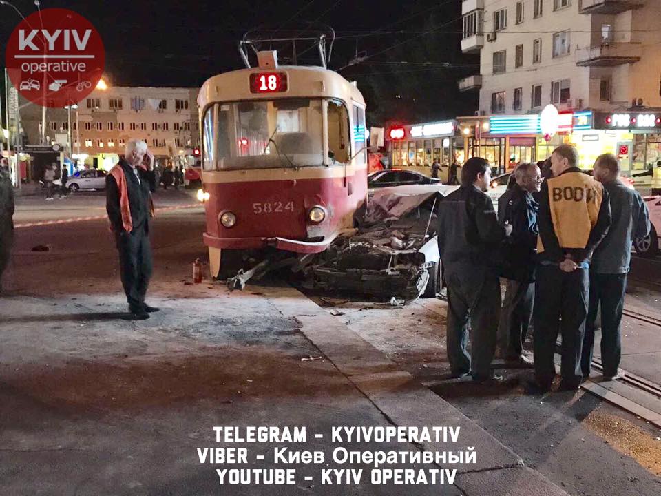 Олег Барна рассказал, как протаранил трамвай