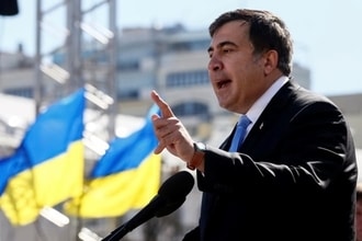 Михаил Саакашвили назвал депутатов облсовета "ворами и преступниками"