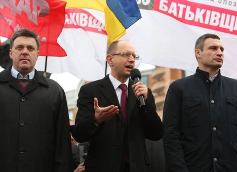 Тягнибок: на Майдане Яценюк говорил совсем другое, чем сейчас
