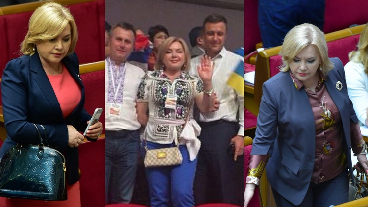 Фотофакт: Кума Порошенко за неделю сменила три брендовые сумки стоимостью 142 тыс. грн