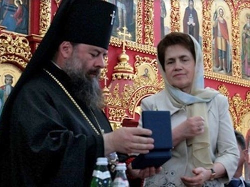 Людмила Янукович получила от Украинской православной церкви орден