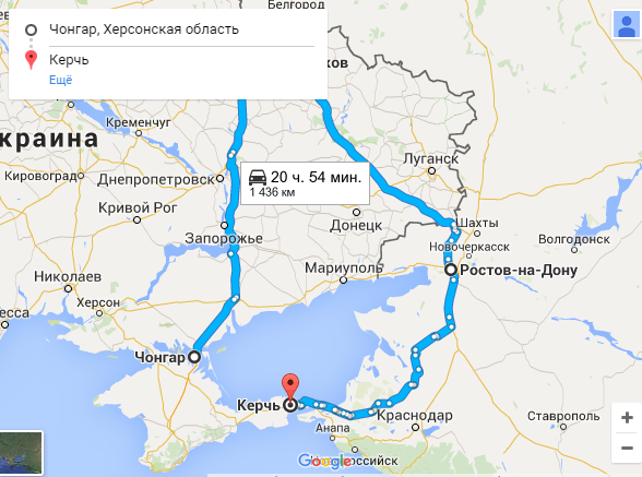 Прогноз: Украинские фуры войдут в Крым через Керчь