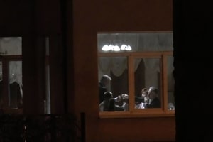 Фотофакт: Юрий Хотлубей отметил прощание с креслом мэра ужином с Жебривским