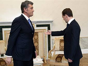 Ющенко захотелось активизировать диалог с Медведевым